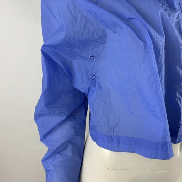 Balance Athletica Atomic Xenon Jacket Women S Cropped Purple Hooded Windbreaker - Picture 13 of 15